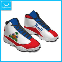 America Cup Flag Print Cool Men Basketball Sneakers Custom POD Tennis Shoes for Male Teens Personalized Sport Shoes Dropshipping