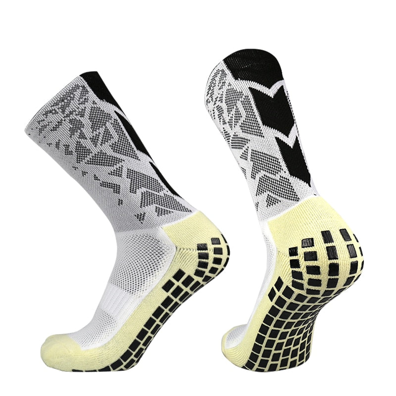 New 2022 Men Women Camouflage Arrow Soccer Socks Breathable Sports Silicone Anti Slip Grip Football Socks