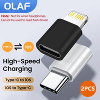 USB C to Lightning Adapter IOS Fast Charging Lightning Male to Type C Female Converter For iPhone 14 13 12 Data Transfer Adapter
