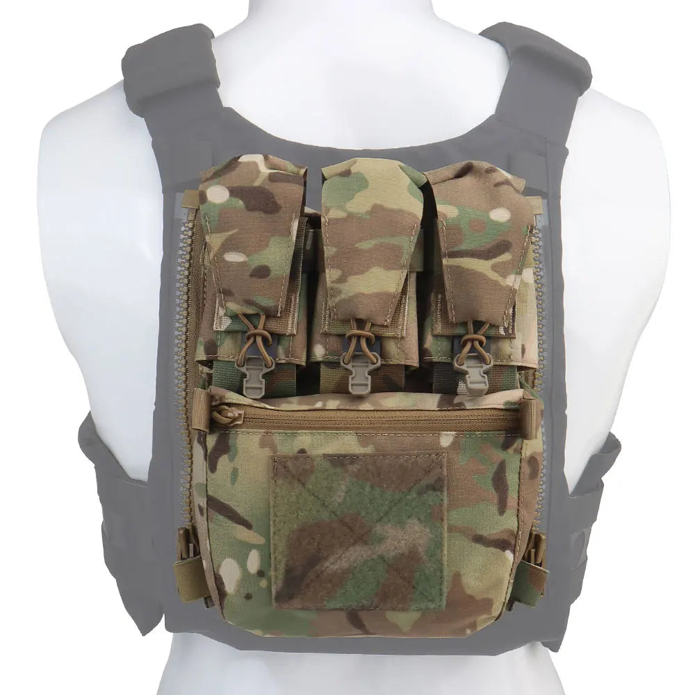 V5 FCPC Tactical Vest Backplate Supplement Sub-package Airsoft Triple Magazine Bags Hunting Vest Plate Carrier Accessories