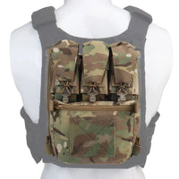 V5 FCPC Tactical Vest Backplate Supplement Sub-package Airsoft Triple Magazine Bags Hunting Vest Plate Carrier Accessories