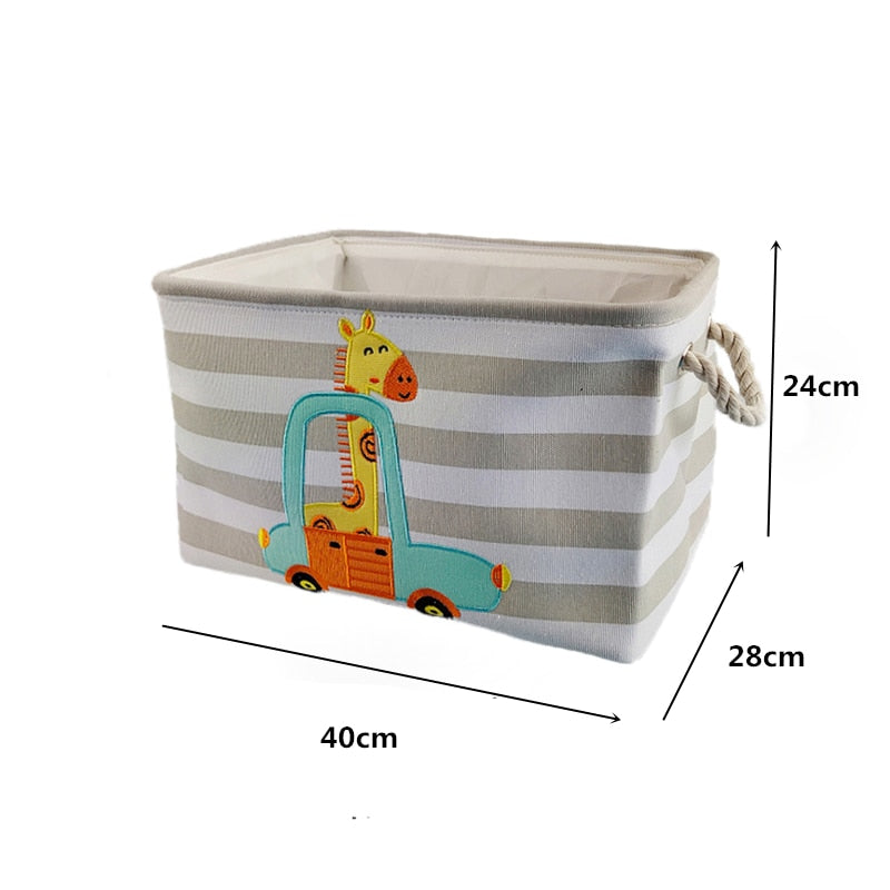 Foldable Laundry Basket for Dirty Clothes for kids baby Toys canvas wasmand large storage hamper kids baby Home Organizer