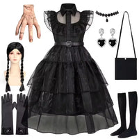 Black Dress Girls Role Playing Halloween Costume Cosplay Apparel