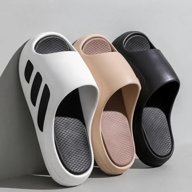 Women's Trendyy Outdoor Couple's Sandals Eva Non-Slip Wear-Resistant Slippers for Men and Women Indoor Home Silent Slippers