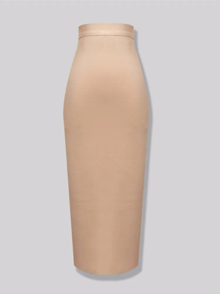 New Fashion 13 Colors XL XXL Sexy Knee Length Bandage Skirt Women Elastic Bodycon Summer Pencil Skirts 78cm