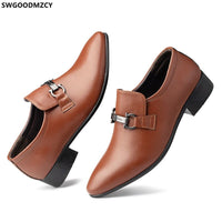 White Shoes Slip on Shoes Men Black Oxford Shoes Men Brown Dress Loafers for Men Office 2023 DERBI Business Suit LEATHER OFFIC