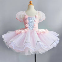 Summer Children Ballet Dress Baby Ballerine Dance Costumes Kids Dresses Tutu Girl Ballet Leotards Vestidos Party Girls Clothing