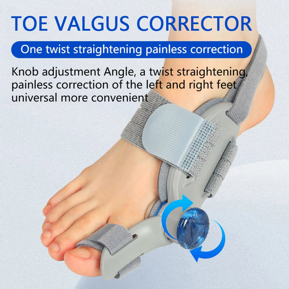 Bunion Corrector Toe Separator Foot Hallux Valgus Braces Orthotics Feet Bone Adjuster Correction Toe Straightener Foot Care Tool