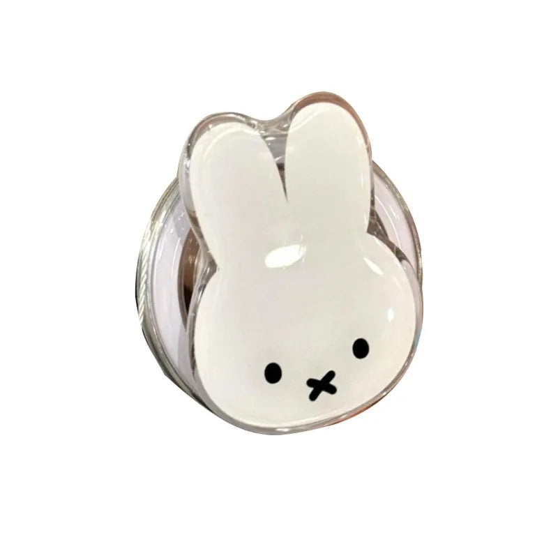 Kawaii Miffy Rabbit Magnetic Phone Stand Cartoon Telescopic Portable Stand Girls Fun Festival Gift