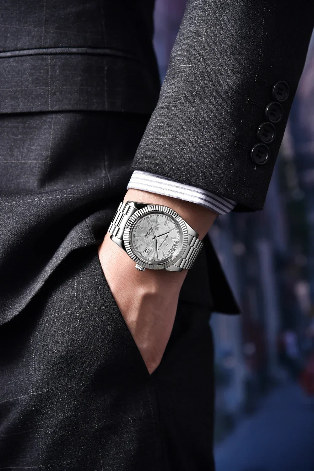 2025 New PAGANI DESIGN Luxury Men Mechanical Watches Rose Gold Automatic Watch For Men AR Sapphire Mirror Sports Clock Man Gifts