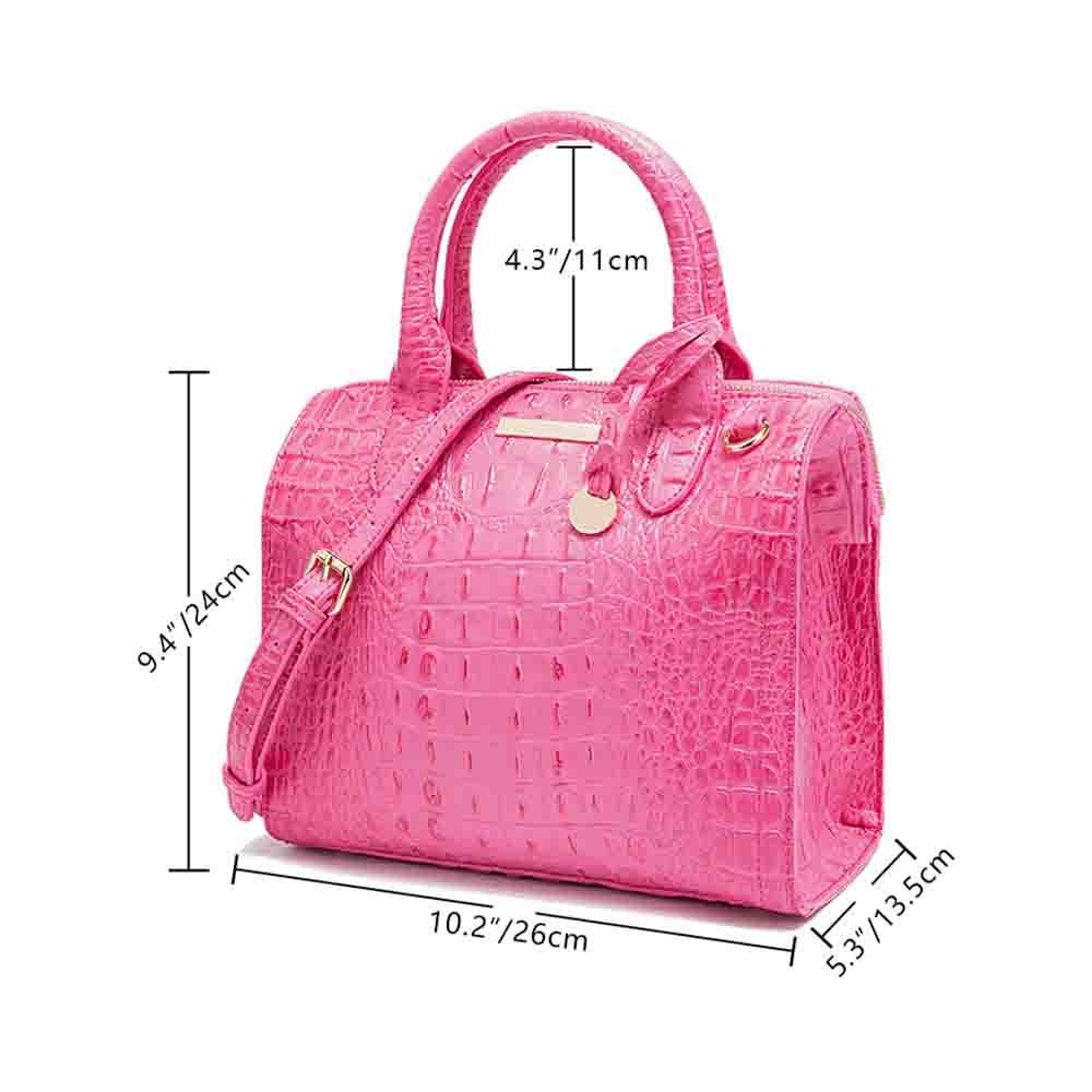 Roomy Women Tote Bag Crocodile Bag European and American Style Luxury PU Leather Crossbody Messenger Handbag Black 2022 New