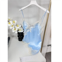 KONDALA Sexy Chic Black Lace Cami Tops Women V Neck Patchwork Sleeveless Y2K Girl Top Fashion 2025 Summer Fall Holiday Beach Top