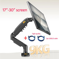 NEW NB F80 Desktop17-27" LCD LED Monitor Holder Arm Gas Spring Full Motion Gas Strut Flexi TV Mount Loading 2-9kgs