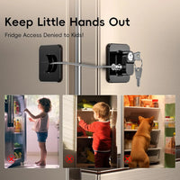 1Pcs Child Safety Lock - Multi-functional Cabinet Locks No Drill Needed for Refrigerator Lock Drawer& Closet  Window Lock Baby