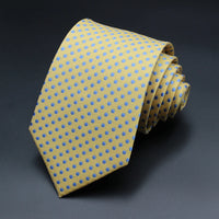Fashion Casual Blue Red Yellow Floral Polka Dot Necktie For Men Business Gift Wedding formal Neck Ties Accessories