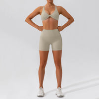 Summer 2PCS Yoga Suit Sports Set Women Quick-Dry Gym Set Women Tracksuit Running Workout Long Sleeve Sports Shirt Yoga Clothing