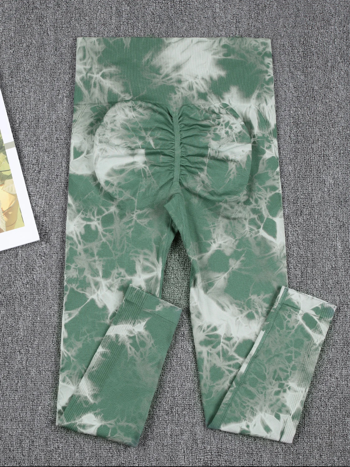 Sexy Booty Lifting Tie Dye Leggins Womens Gym High Waist Outdoors Skinny Stretch High Waist Seamless  Leggings Women Fitness