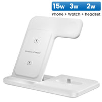 3 In 1 Wireless Charger For iPhone 14 13 12 Pro Max Mini 11 XS XR X 8 20W Fast Charging Stand For AirPods Pro Apple Watch 8 7 6