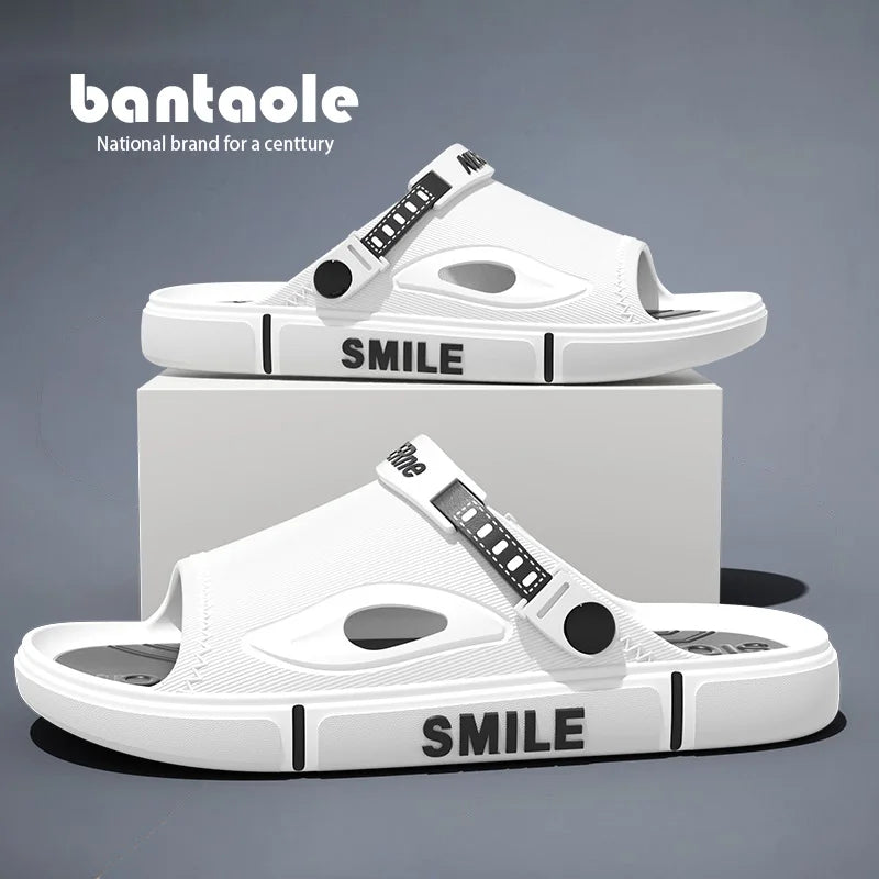 2025 In Vogue New Couple Sandals Non-Slip Lightweight Thick Sole Dopamine Color Beach Shoes For Men Women