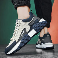 White Casual Sport Fashion Shoes Men Running Shoes Breathable Sneakers Wearable Rubber Sneakers Male Jogging Athletic Shoe Hombr