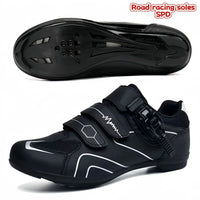 SPD Road Cycling Shoes Shock Absorption And Durable,Suitable For Racing On Long-Distance Roads,MTB Mountain Off-Road Riding Unis