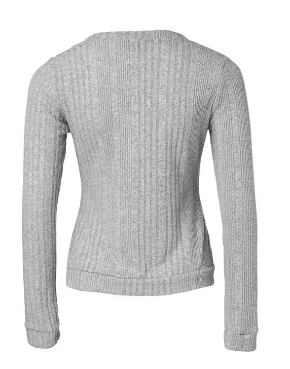 Women's Zip-Up Long Sleeve Blouse - Chic Zipper Front, Semi-Sheer Elegant Tops for Casual Formal Outfits, Easy-Care Machine Wash