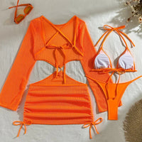 Sexy Bikinis Female Swimsuits Women's Three-Piece Swimwear Beach Swim Wear Bathing Suits Brazilian Girls Bikini Set Pool Bather