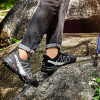 Men's Hiking Shoes All-terrain Outdoor Sports Shoes Breathable Mesh Non-slip Wear-resistant Hiking Shoes Outdoor Cycling Shoes