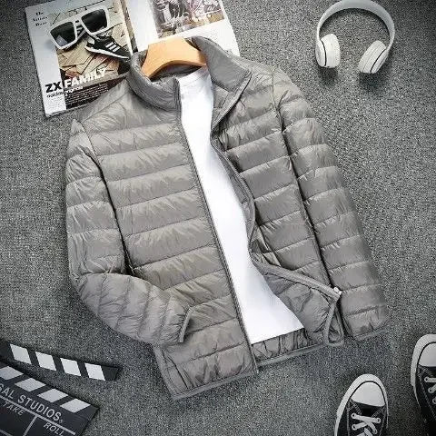 Down Jackets for Men Man Padded Coat Lightweight Puffer Padding Parkas Modern New in & Winter Sale Vintage Outerwear Models 2024