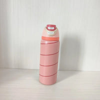 24oz Stainless Steel Insulated Cup with Straw Vacuum Thermos Mug for Coffee Iced Drinks Hot/Cold Double Wall Tumbler