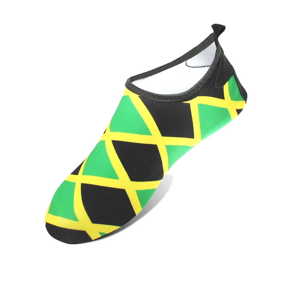 Water Shoes for Women and Men Quick-Dry Swim Beach Shoes for Outdoor Surfing Yoga Exercise Jamaica Flag Caribbean Reggae Rasta