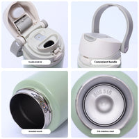 Hot-selling Stainless Steel Insulated Cups Large-capacity Portable Hand-held Sports Water Cups Car-mounted Handle Insulated Cups