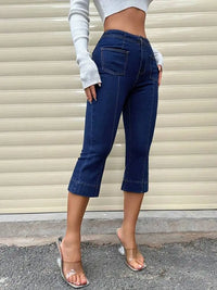 High-Waisted Stretchy Jeans | Casual Daily Versatile Design, Butt-Lifting Effect, Front Pocket Detail, Must-Have for sure