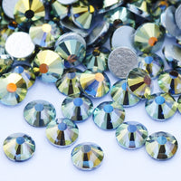 YANRUO 2058 Top Non Hotfix Flat Back Rhinestones Glass DIY Cold Fixation Nail Art Decorations Stones And Crystals Strass Crafts