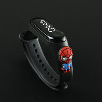 Relojes de moda para niños y mujeres, pulsera electrónica, reloj deportivo táctil LED, muñeca de Spiderman, reloj impermeable