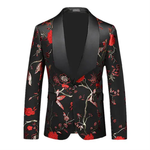 2026 New Men's Dark Brown Suit Jacket, Wedding Business Dress Coat, Slim Blazers, Costume, Asian Size, M-5XL, 6XL