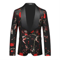 2026 New Men's Dark Brown Suit Jacket, Wedding Business Dress Coat, Slim Blazers, Costume, Asian Size, M-5XL, 6XL