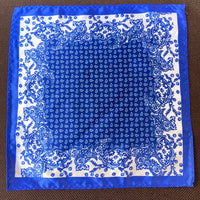 Luxury Mens Handkerchief Silk Accessories Hanky Pocket Squared Handkerchief Pocket Scarf Paisley Polka Dots Party Wedding Prom
