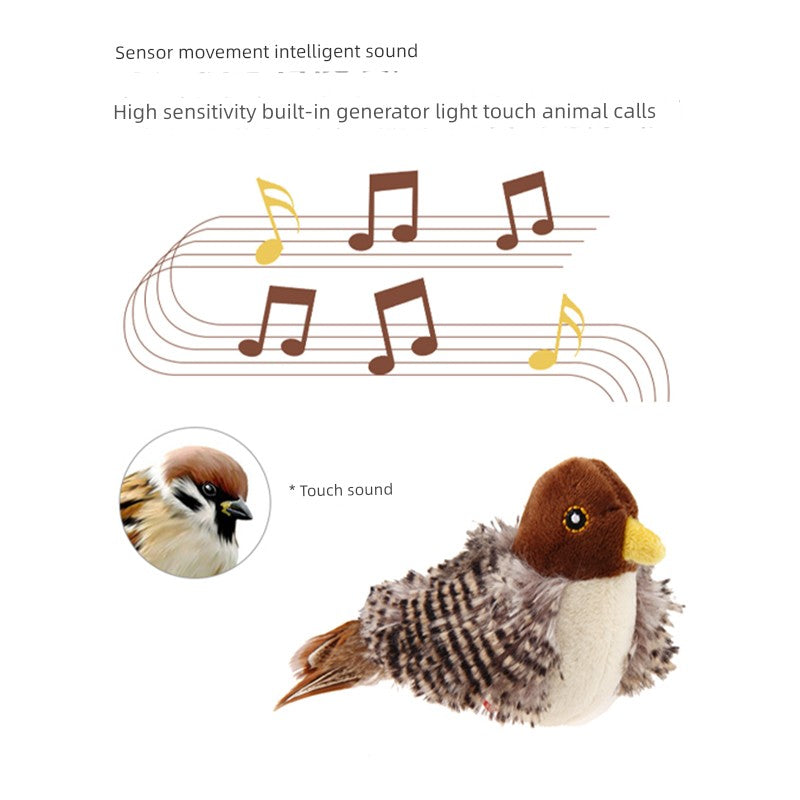 Expensive for Gigwi Cat Toy Artificial Bird Mouse Sound Relieving Stuffy Cat Self-Hi Handy Gadget Stuffed Cat Teaser