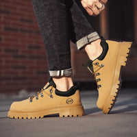 Men's Fashion Casual Autumn Winter Work Boots Outdoor Utility Trendy Shoes Comfortable Men's Footwear