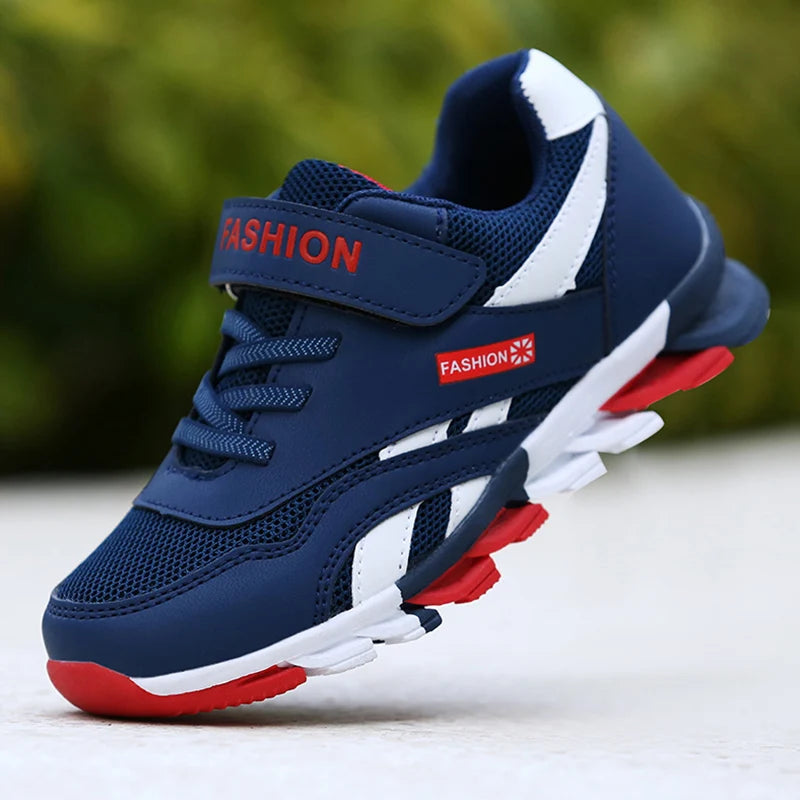 Children Sport Shoes For Boys Breathable Sneaker Lightweight Soft Soled Running Shoes Comfort Students Walking Casual Shoes