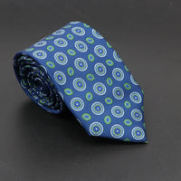 Super Soft Bohemian Silk Ties Men's Fashion 7.5cm Necktie For Men Wedding Business Meeting Gravata Colorful Novelty Printing Tie