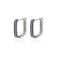 Stainless Steel Hook Earrings For Women Pin Minimalist Chic Baroque Style Elegant Female Jewelry Delicate Earring Gift 2023