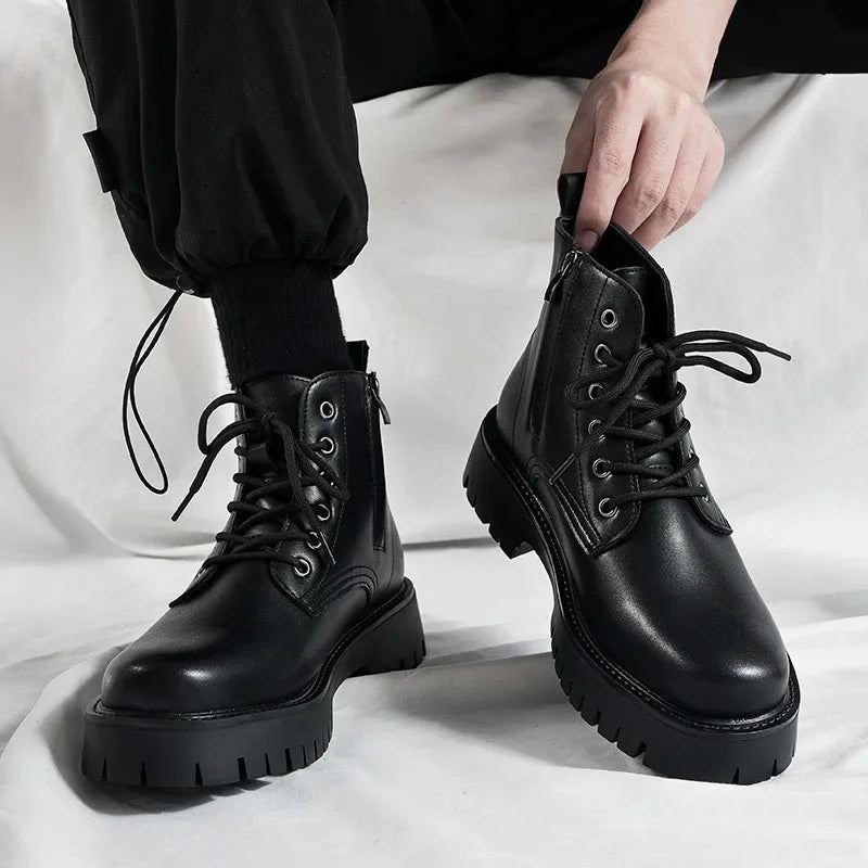 Tactical Boots Men Man Shoes Work and Safety Shoes Dress Booty Man High Heel Ankle Boots Mens Shoe Casual Sneakers Men's Boots