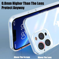 Clear Phone Case For iPhone 12 13 Pro Max Mini Case Silicone Soft Cover For iPhone 11 14 Pro XS Max XR X 8 7 6s Plus Back Cover