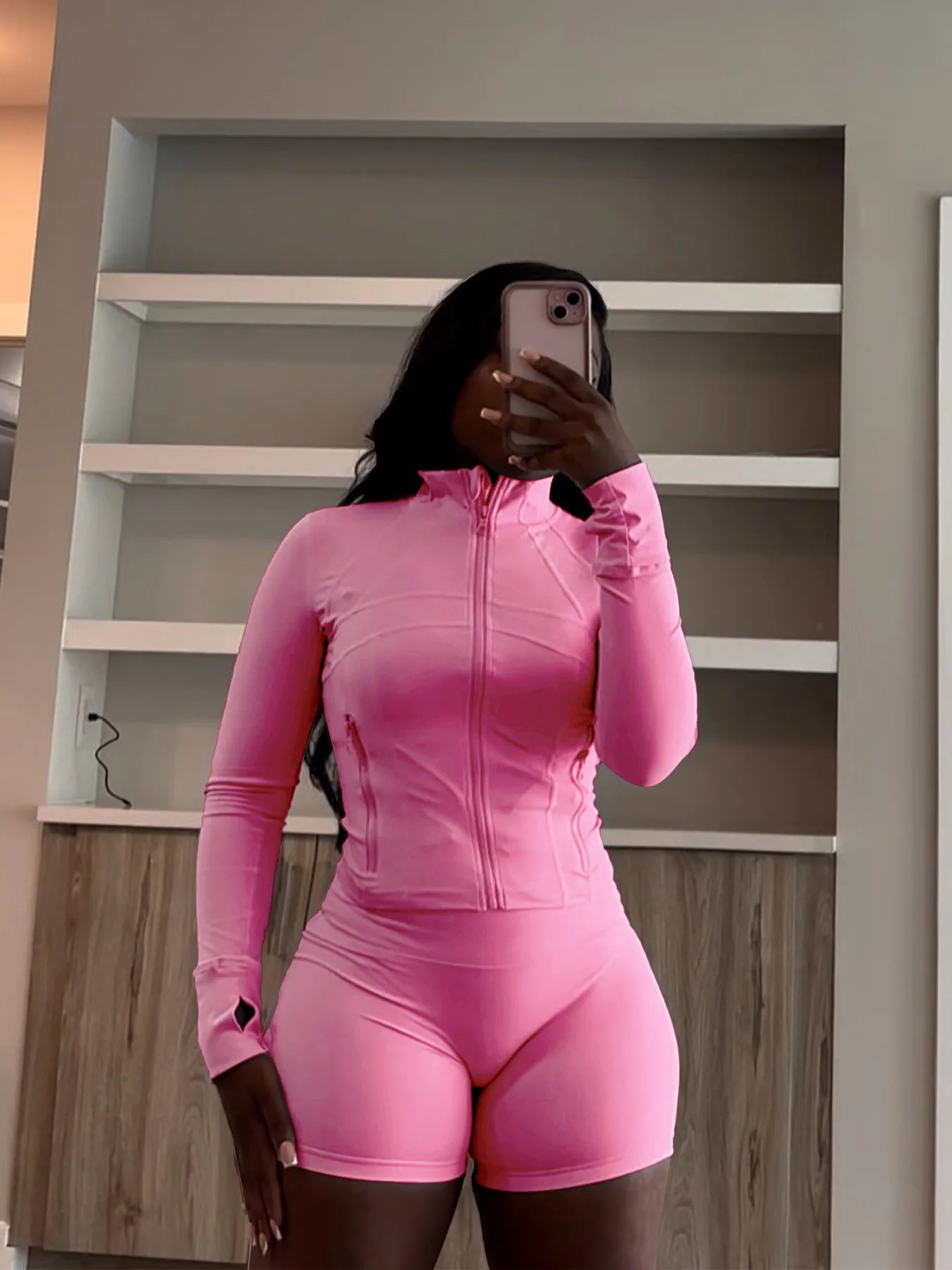 Sporty Shorts Outfit Set Sexy Women Skinny Two Pieces Club Matching Set Casual Tracksuit