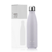 WATERSY 500ml Stainless Steel Vacuum Flask, Insulated Thermos Cup for Coffee & Water, Double Wall Thermal Bottle for Sports