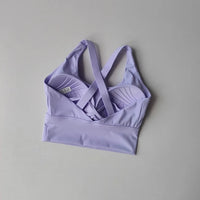 Women's High-Intensity Shock-proof All-in-one Sports Bra for Running Yoga Fitness Professional Huddle Top for All Seasons