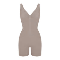 Tummy Control Zipper Bodysuit Faja Colombia High Compression Buttock Enhancer Hourglass Waist Post Surgery Recovery Shapewear