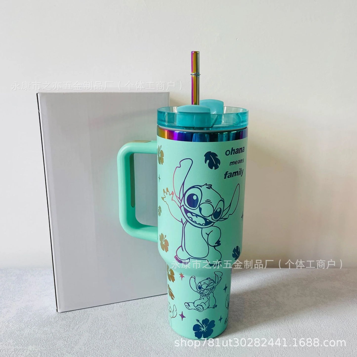 Cute 1180ml 40OZ Stainless Steel Insulated Cup 304 Stainless Steel Vacuum Insulated Car Coffee Cup Sports Outdoor Travel